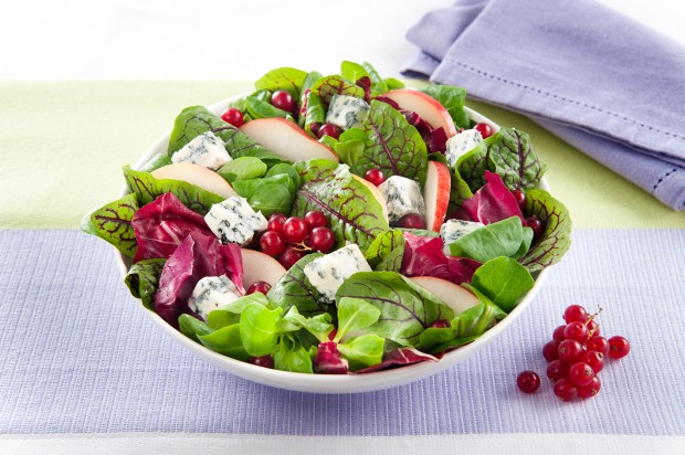 INSALATA PERE RIBES E GORGONZOLA