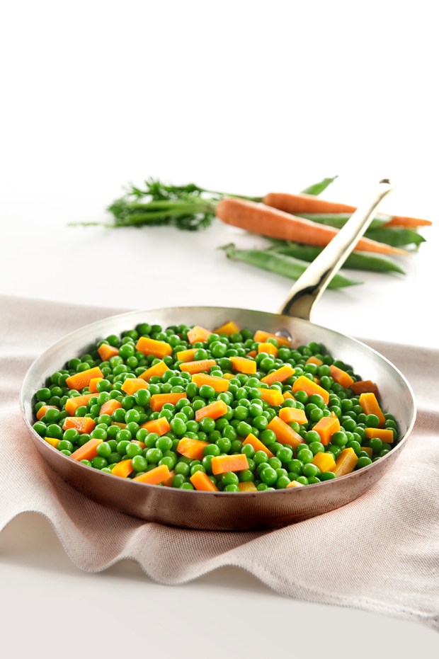 RICETTA PISELLI E CAROTE